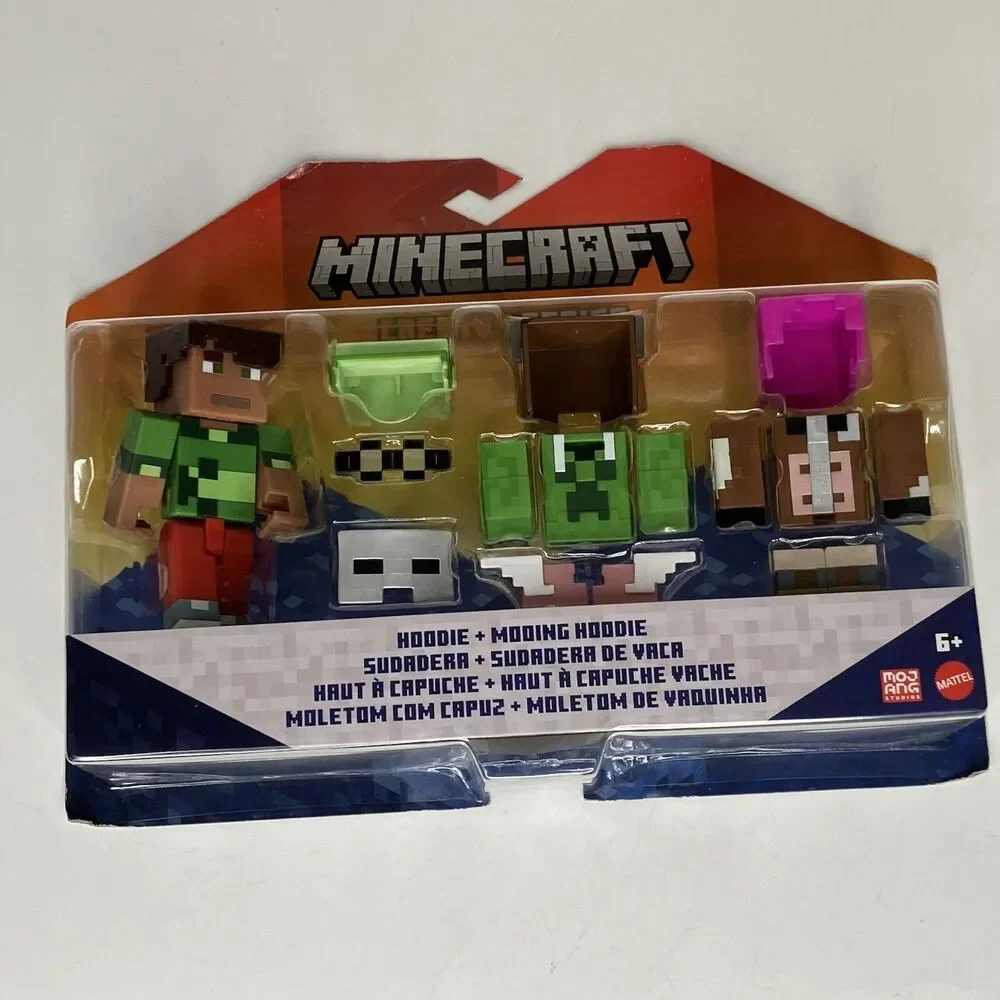 CREATOR SERIES Minecraft HOODIE FIGURE PACK Customizable Character 2022 New